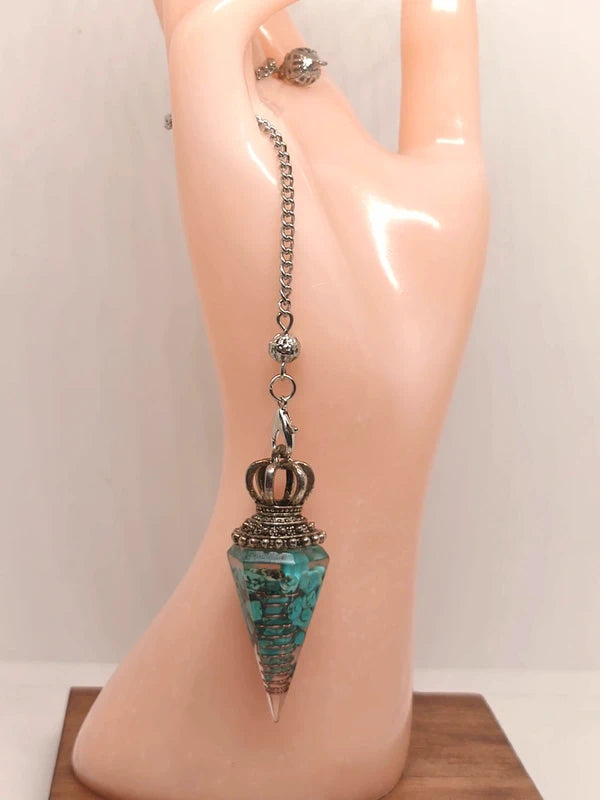 pendule divinatoire turquoise