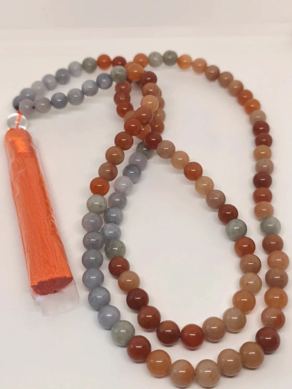 Collier mala en aventurine