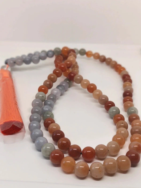 Collier mala en aventurine