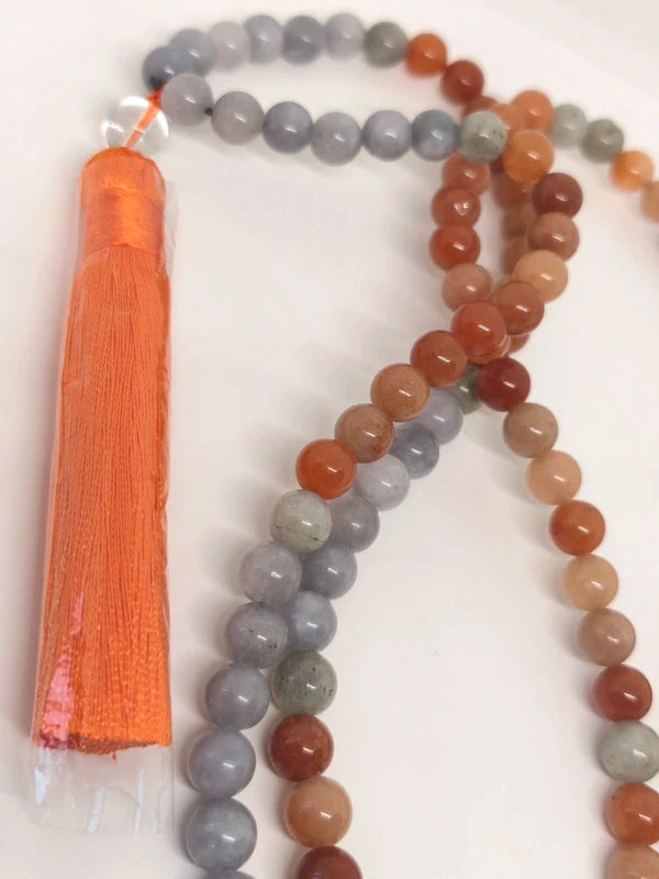 Collier mala en aventurine