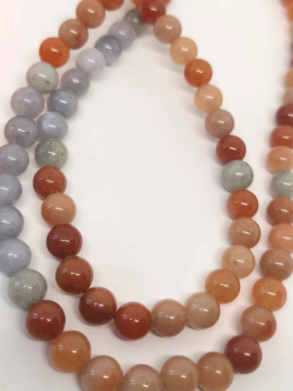 Collier mala en aventurine