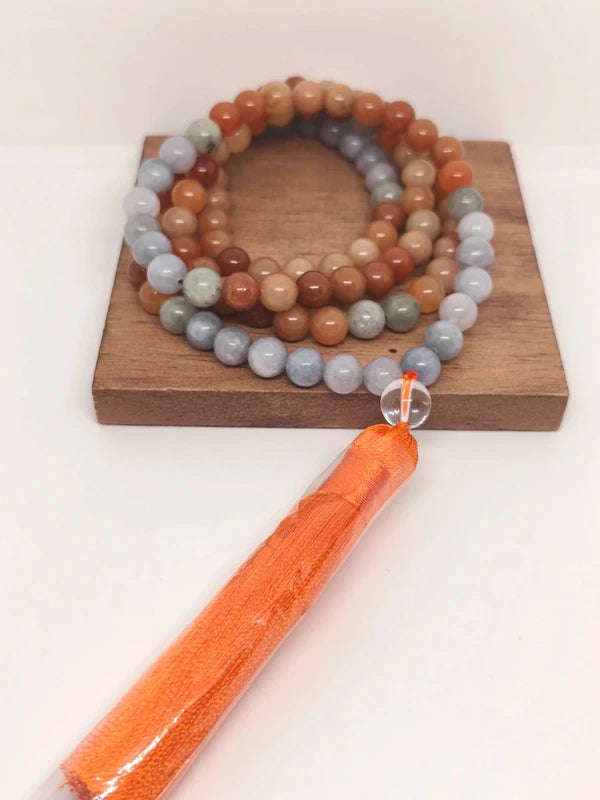 Collier mala en aventurine