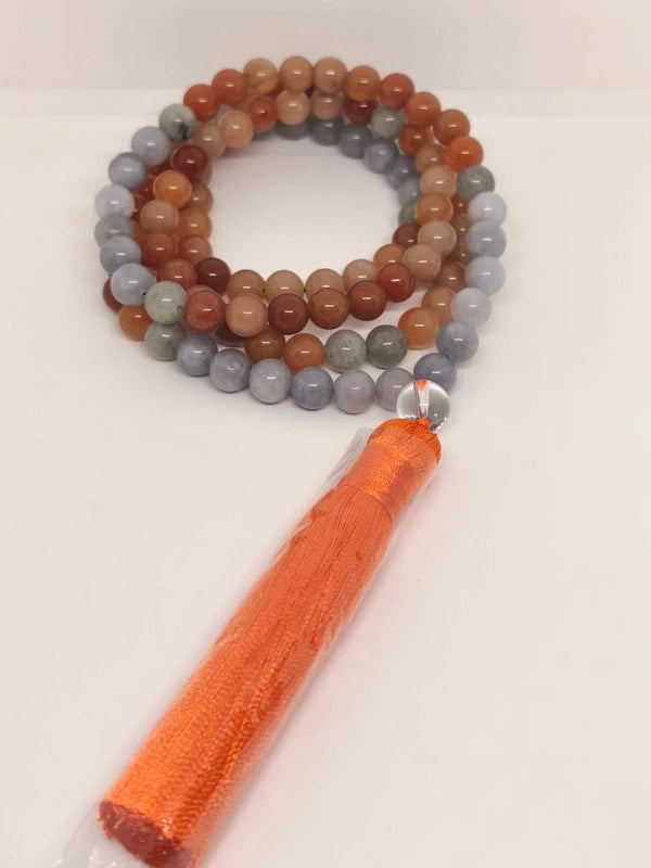 Collier mala en aventurine