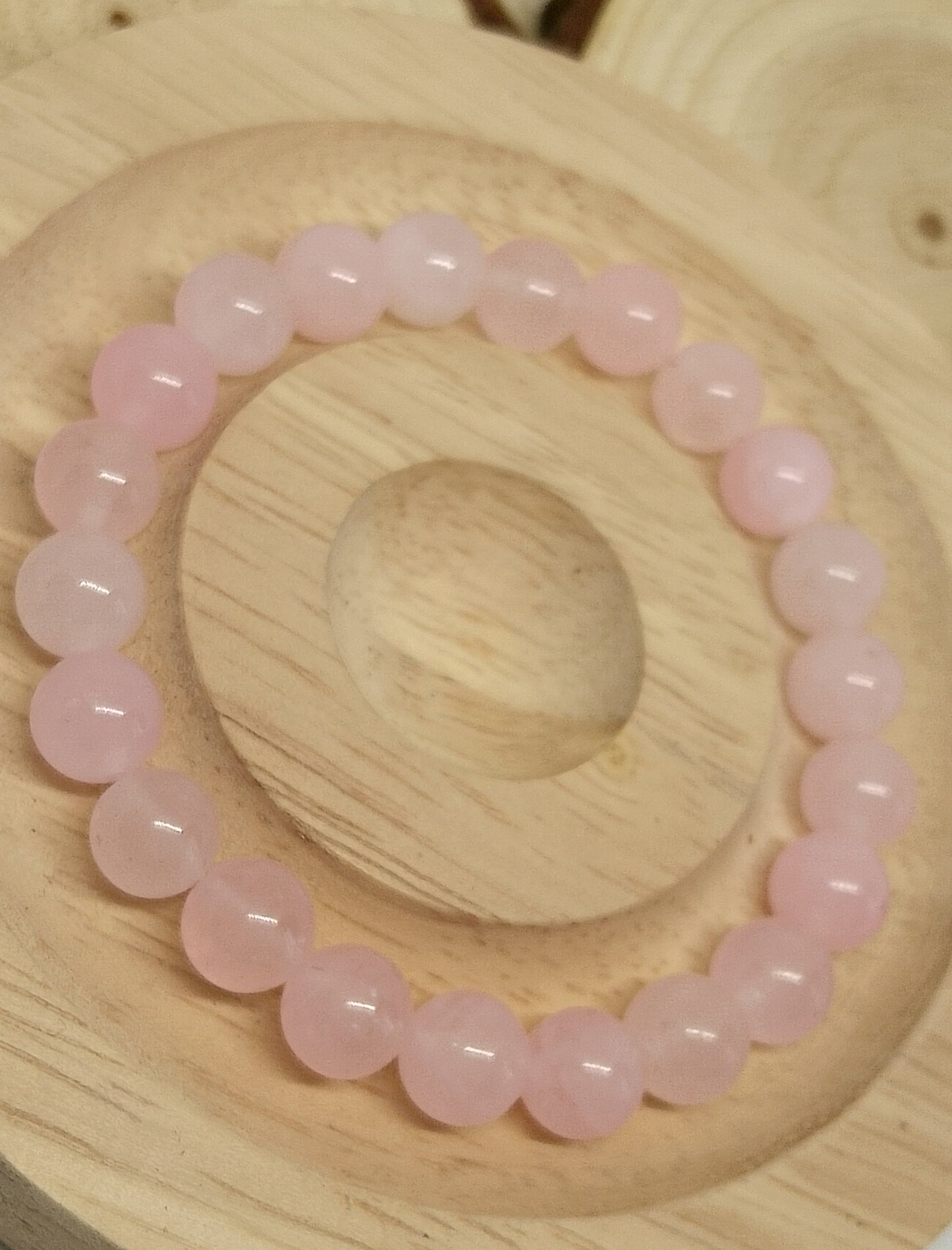 Ensemble en quartz rose