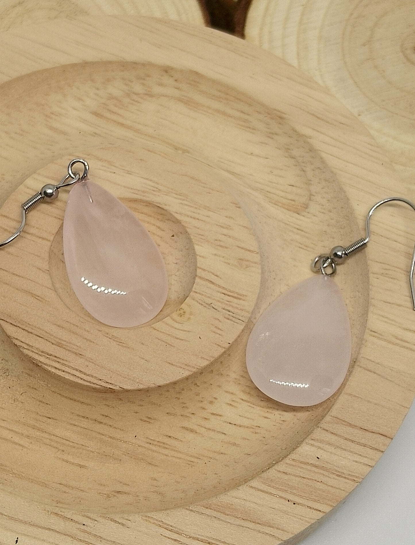 Ensemble en quartz rose