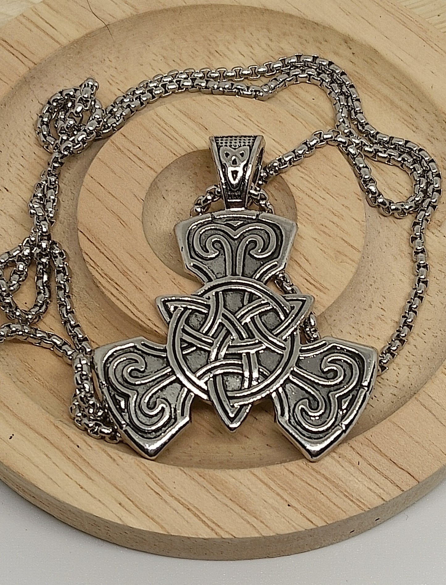 Collier Triquetra Celtique viking