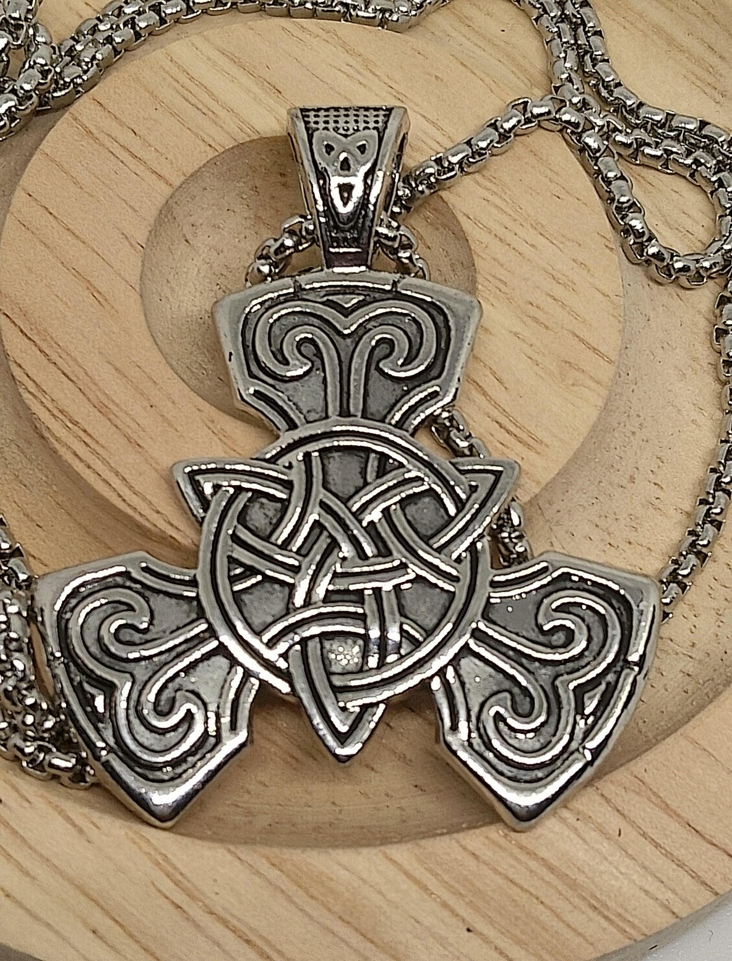 Collier Triquetra Celtique viking