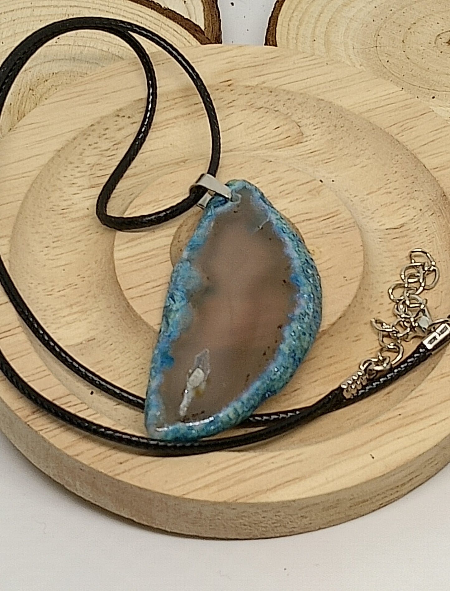 Collier en agate