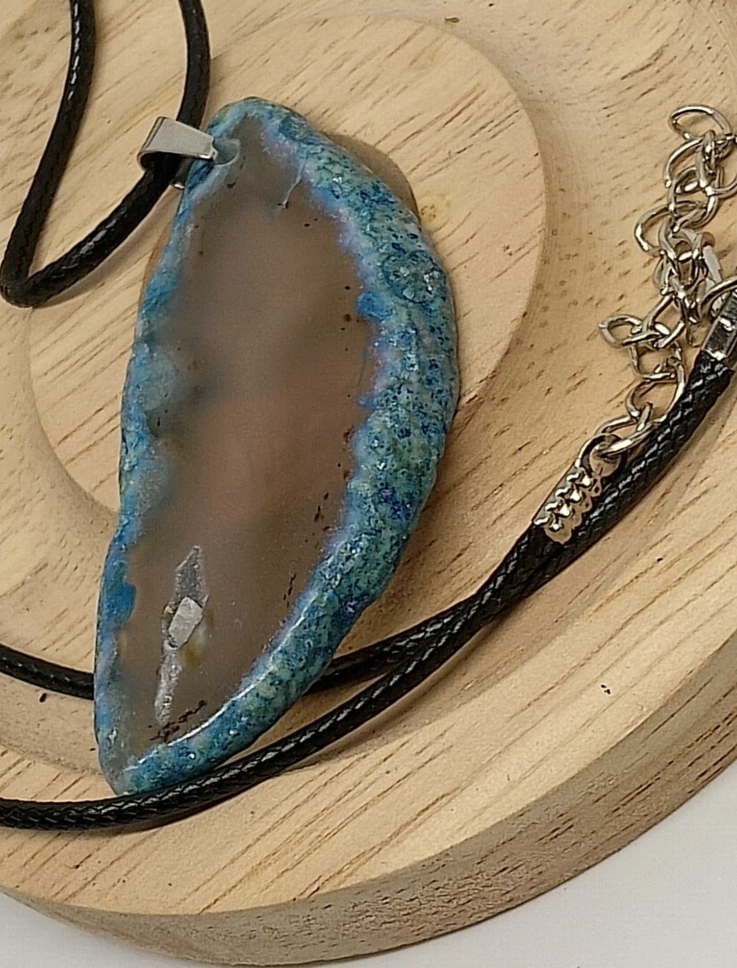 Collier en agate