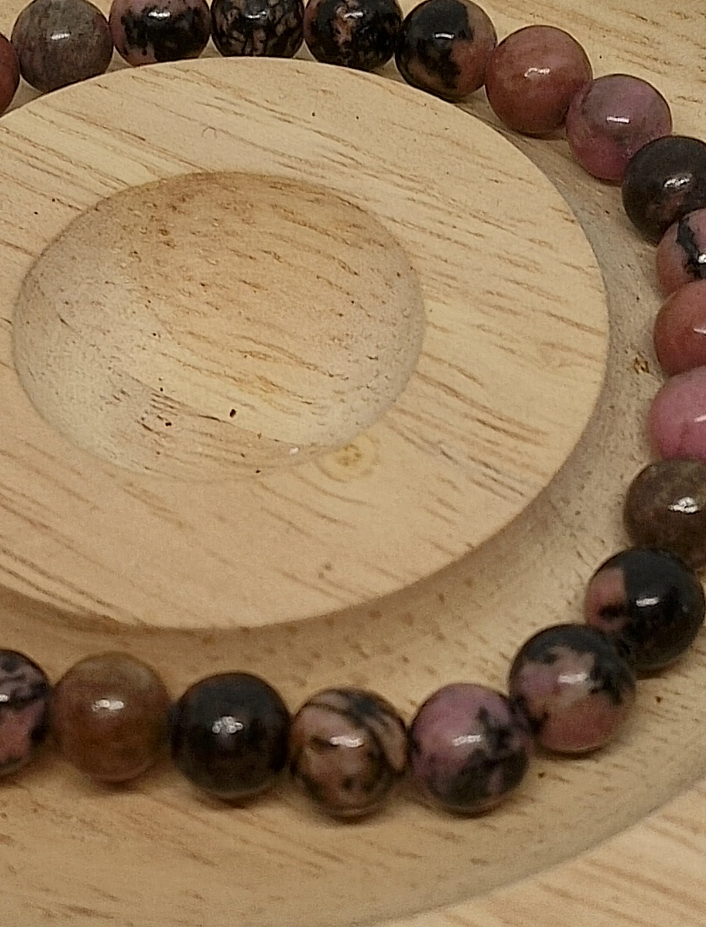 Bracelet en rhodonite