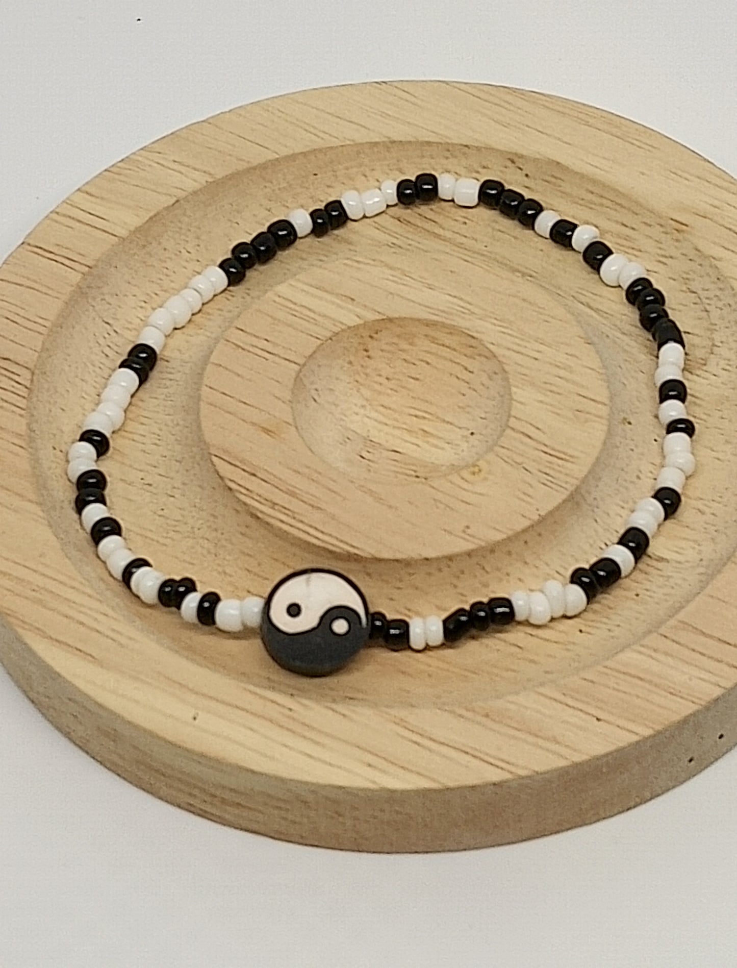 Collier et bracelet yin Yang