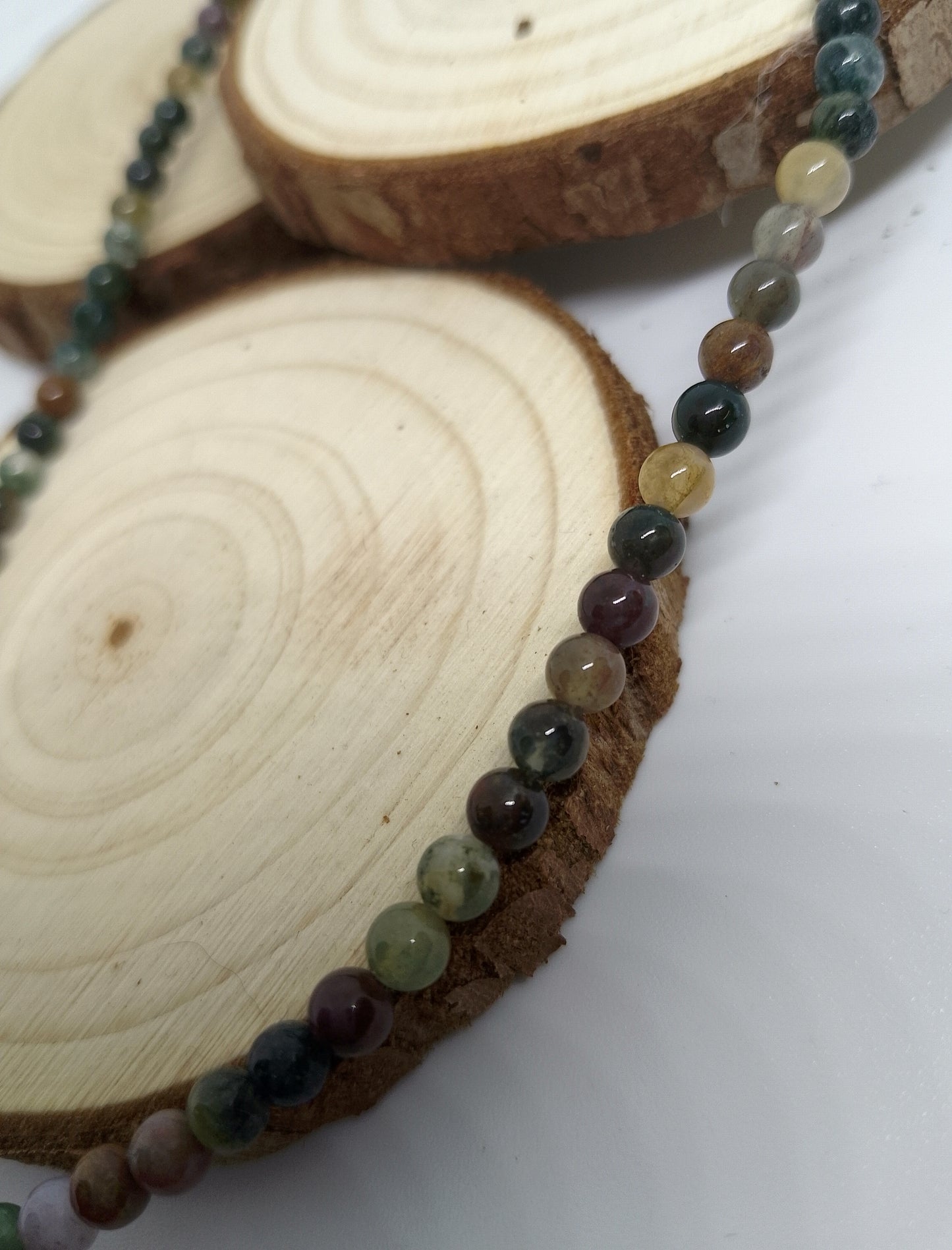 Collier en agate indienne