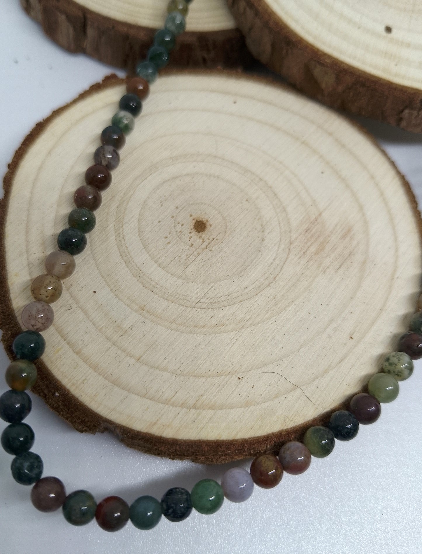 Collier en agate indienne