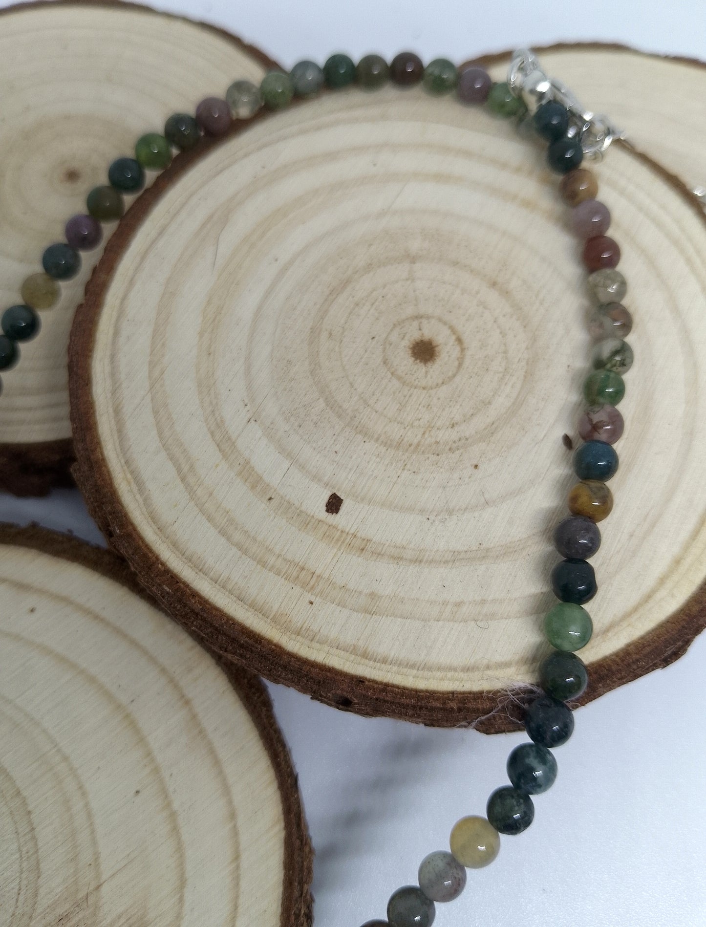 Collier en agate indienne