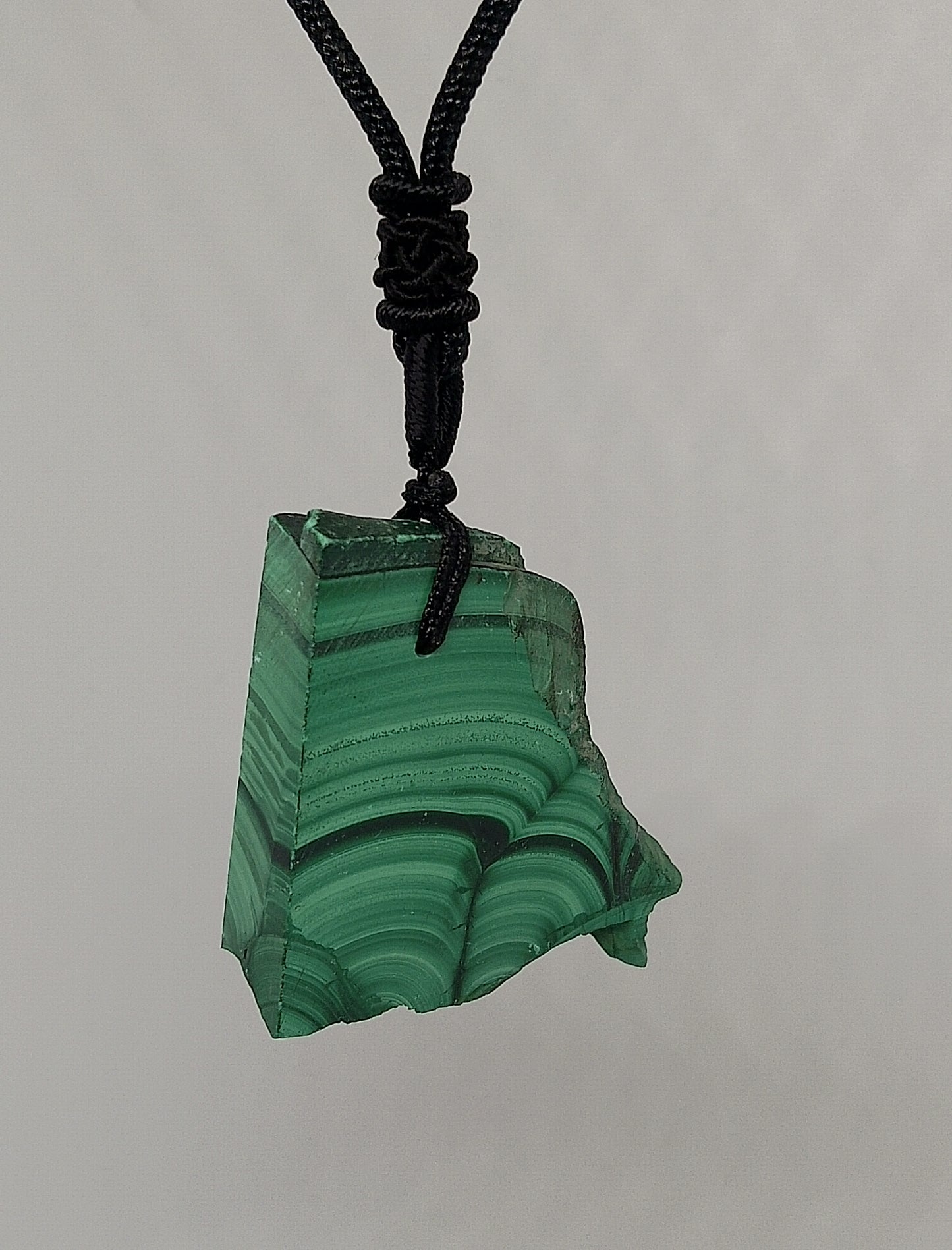 Collier en malachite véritable