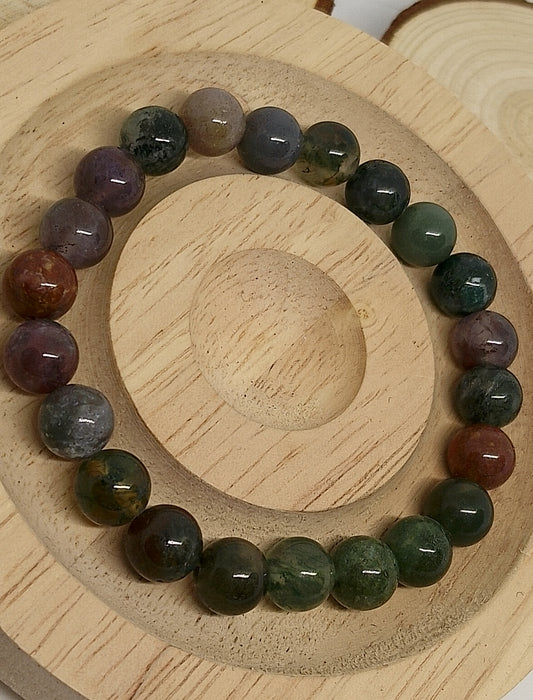 Bracelet en agate indienne