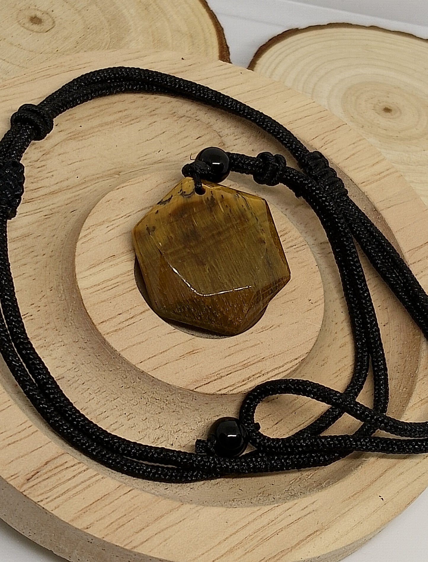 Collier étoile oeil de tigre