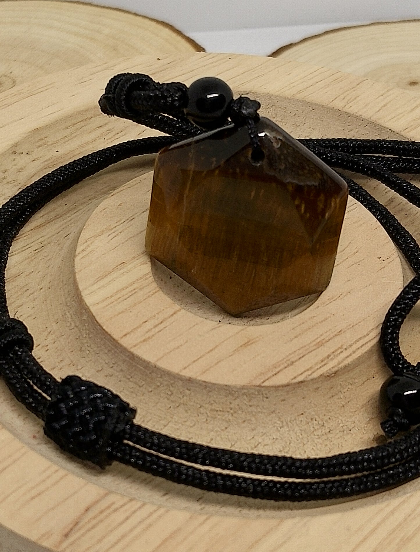 Collier étoile oeil de tigre