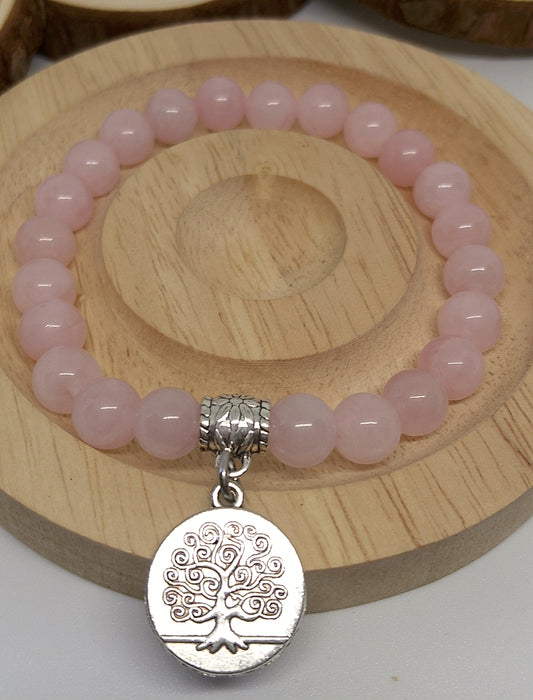 Bracelet quartz rose