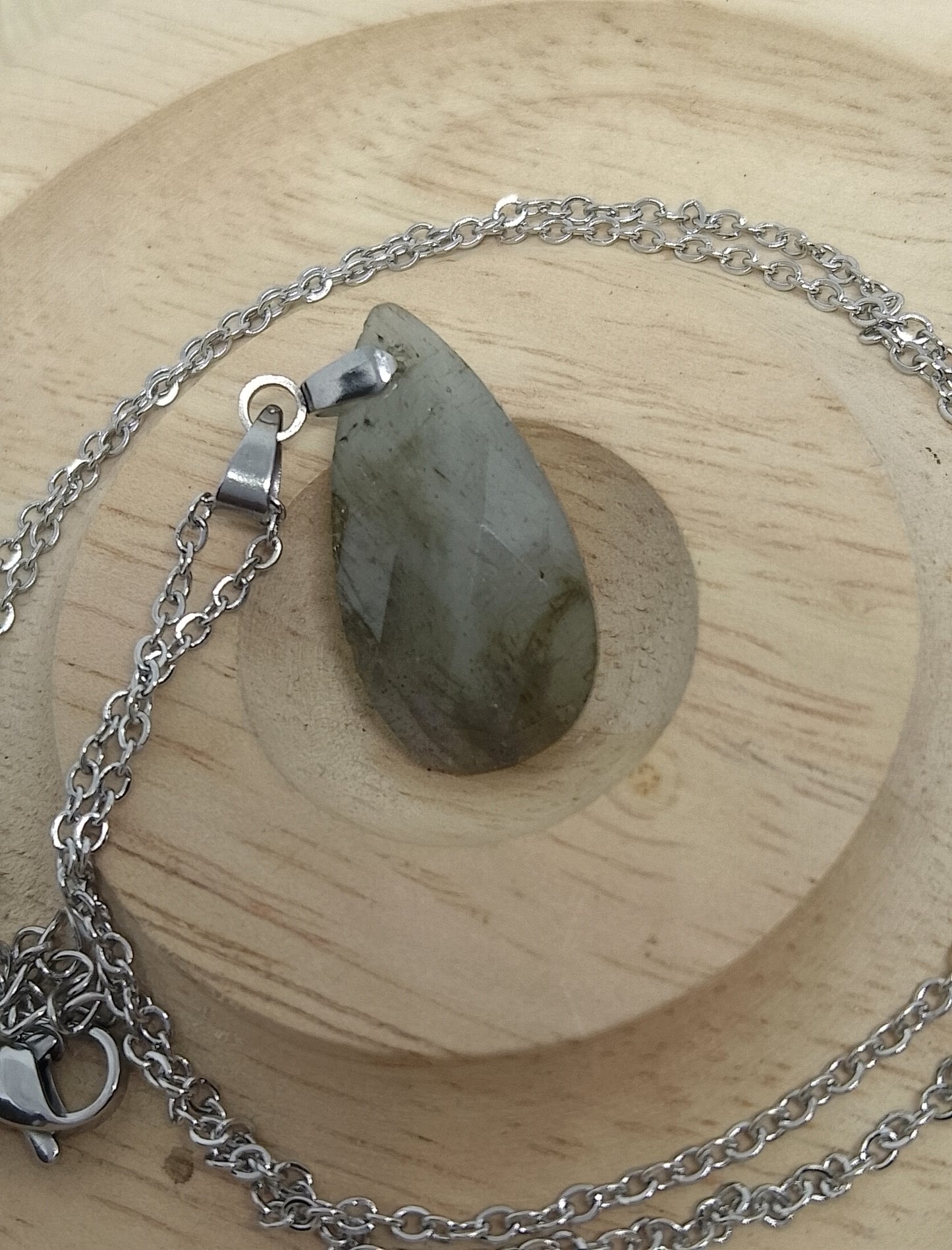 Collier en laboradorite