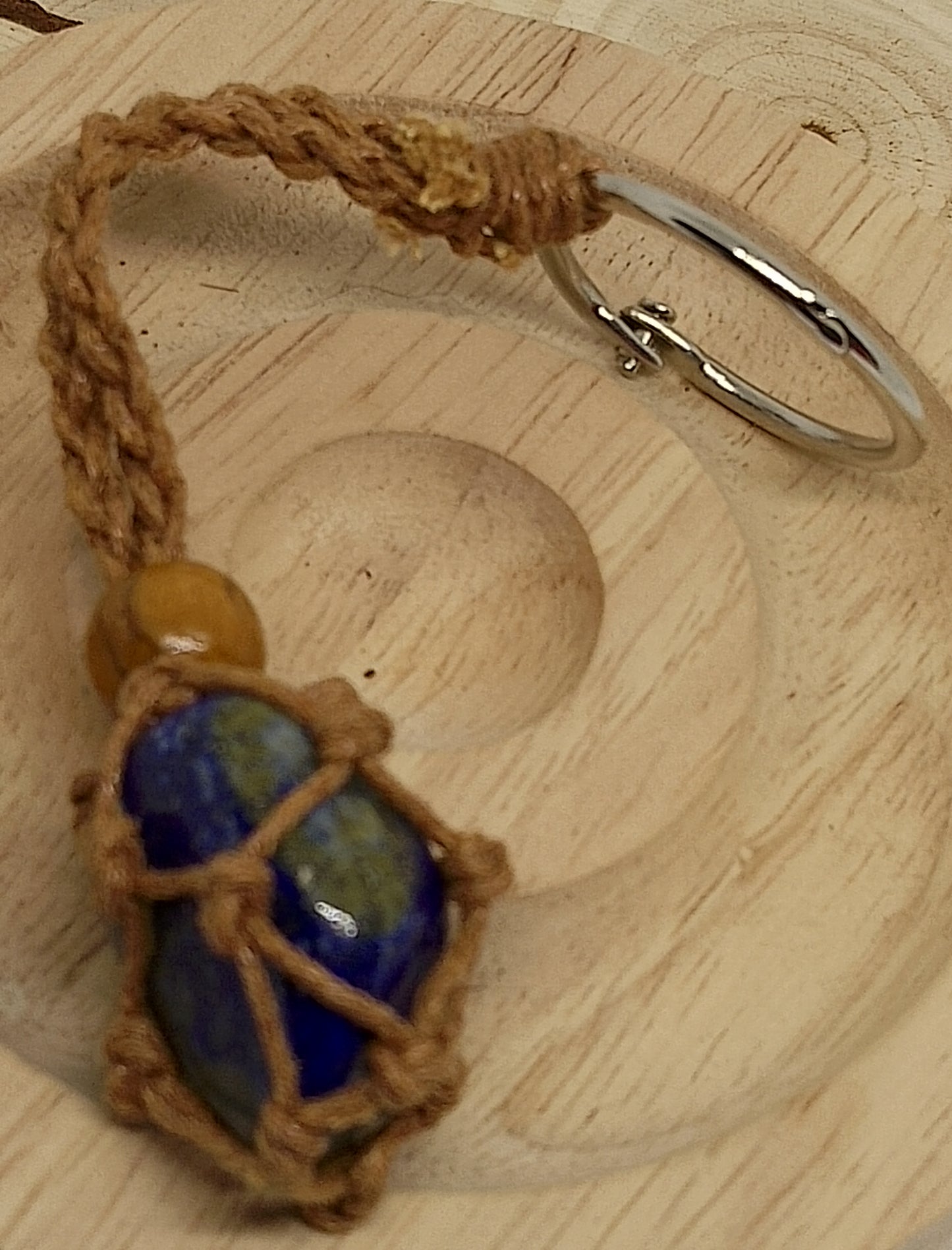 Porte clé lapis lazuli