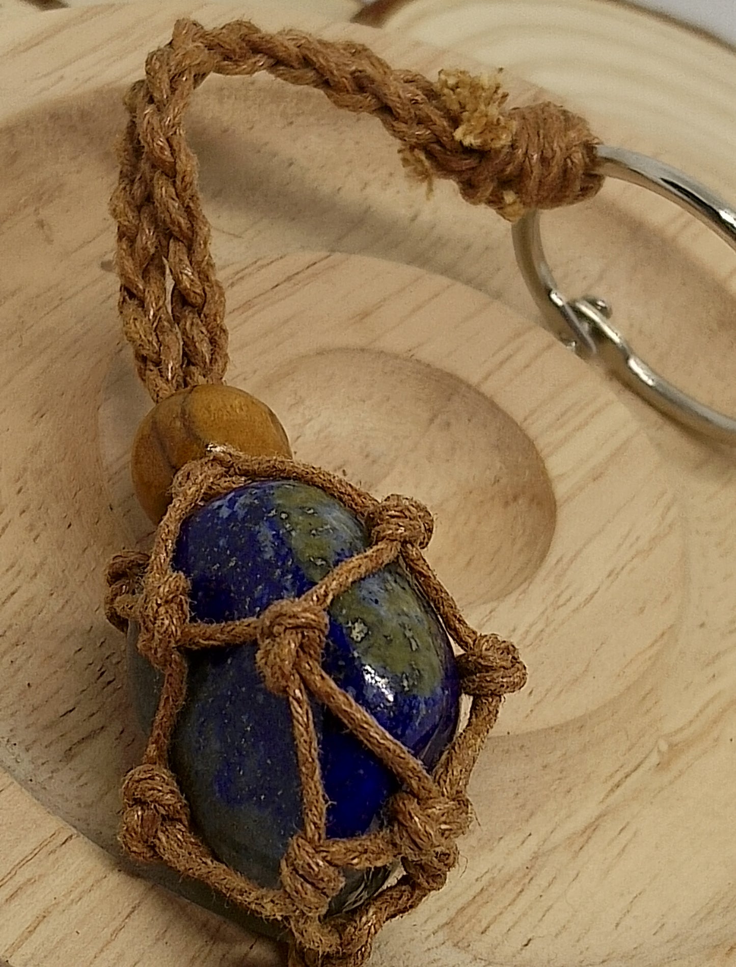 Porte clé lapis lazuli