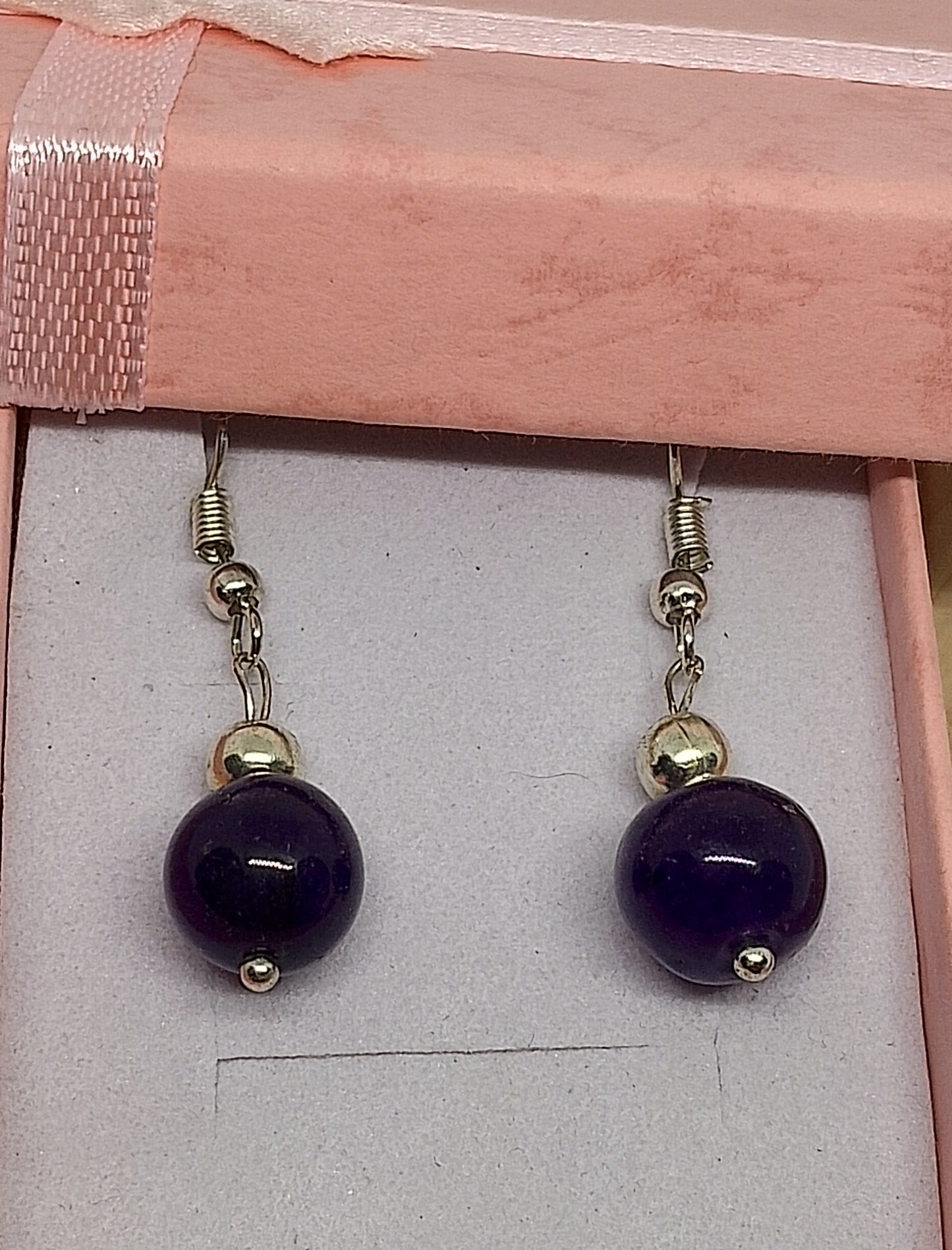 Boucles d'oreilles améthyste