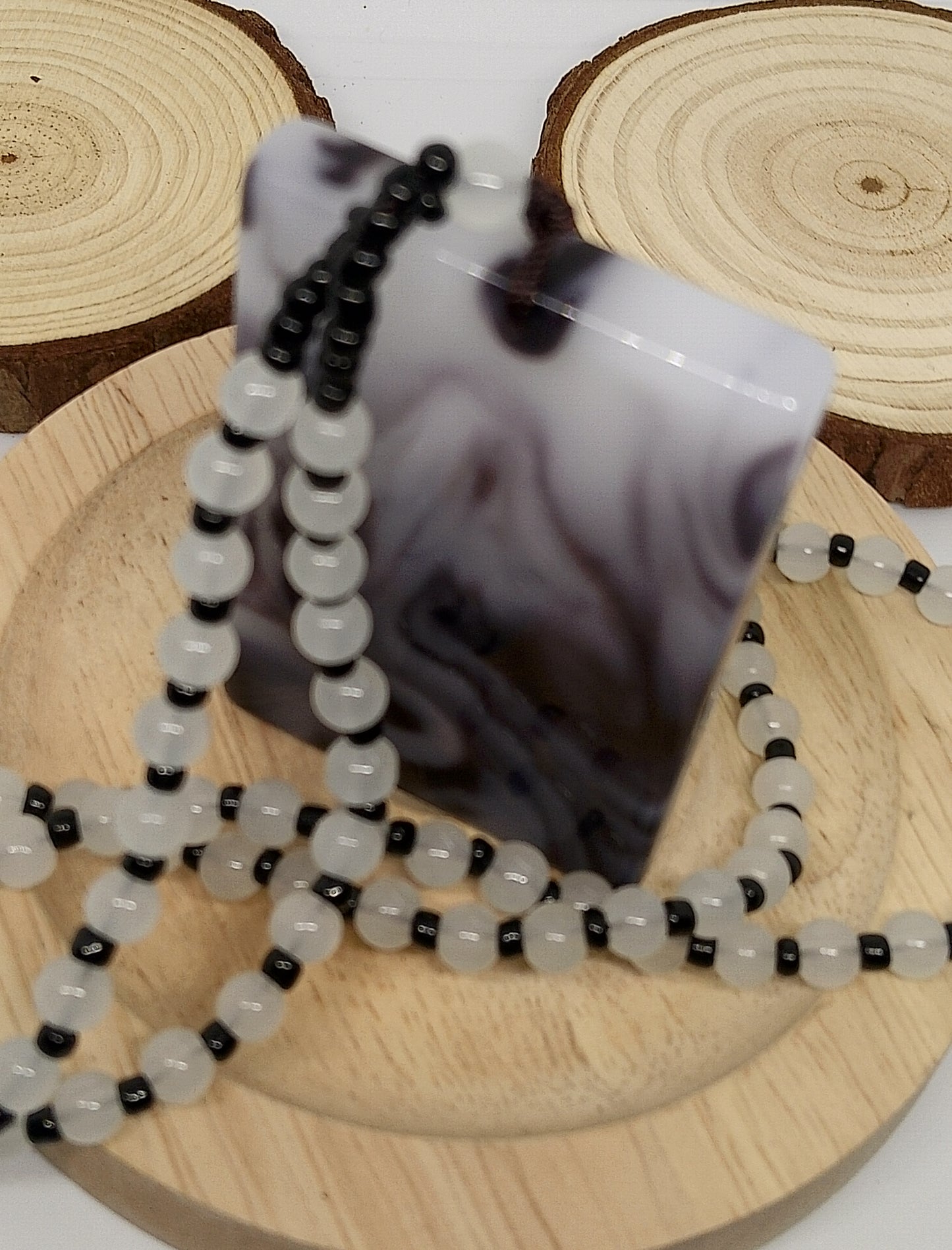 Collier en agate