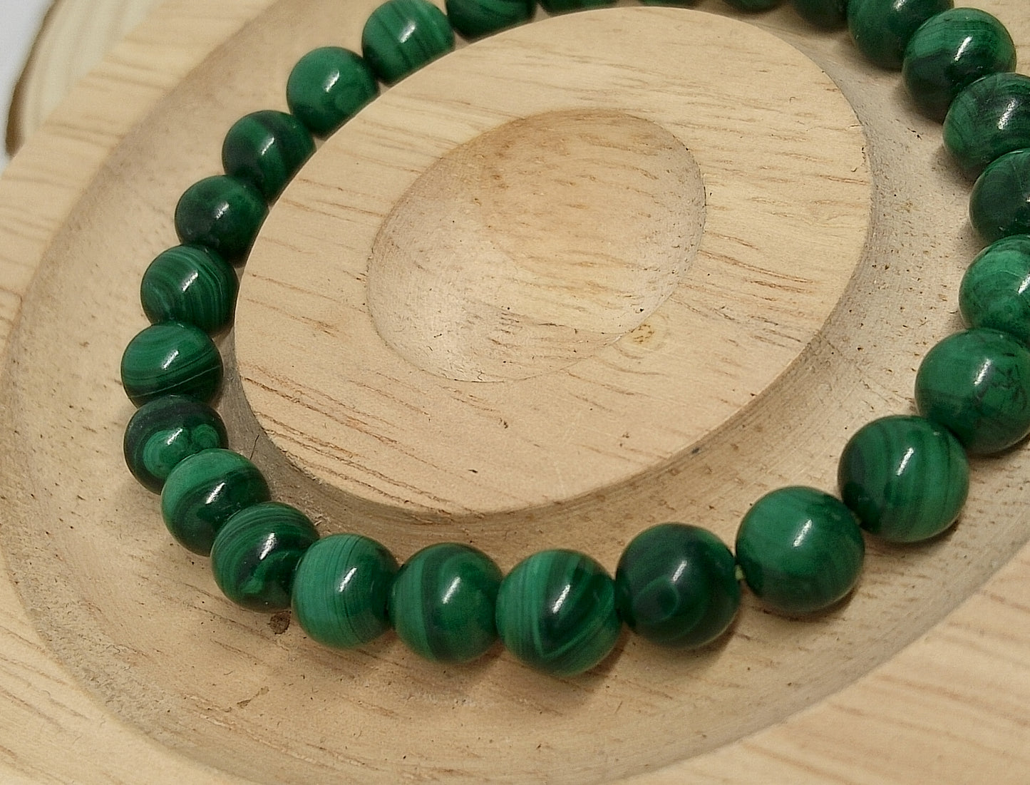 Bracelet Malachite véritable