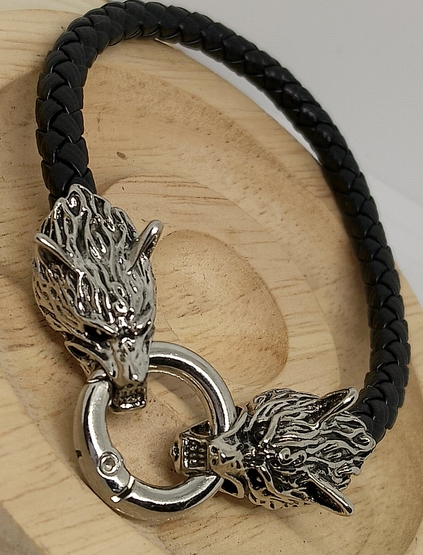 Collier et bracelet geri et freki d'Odin