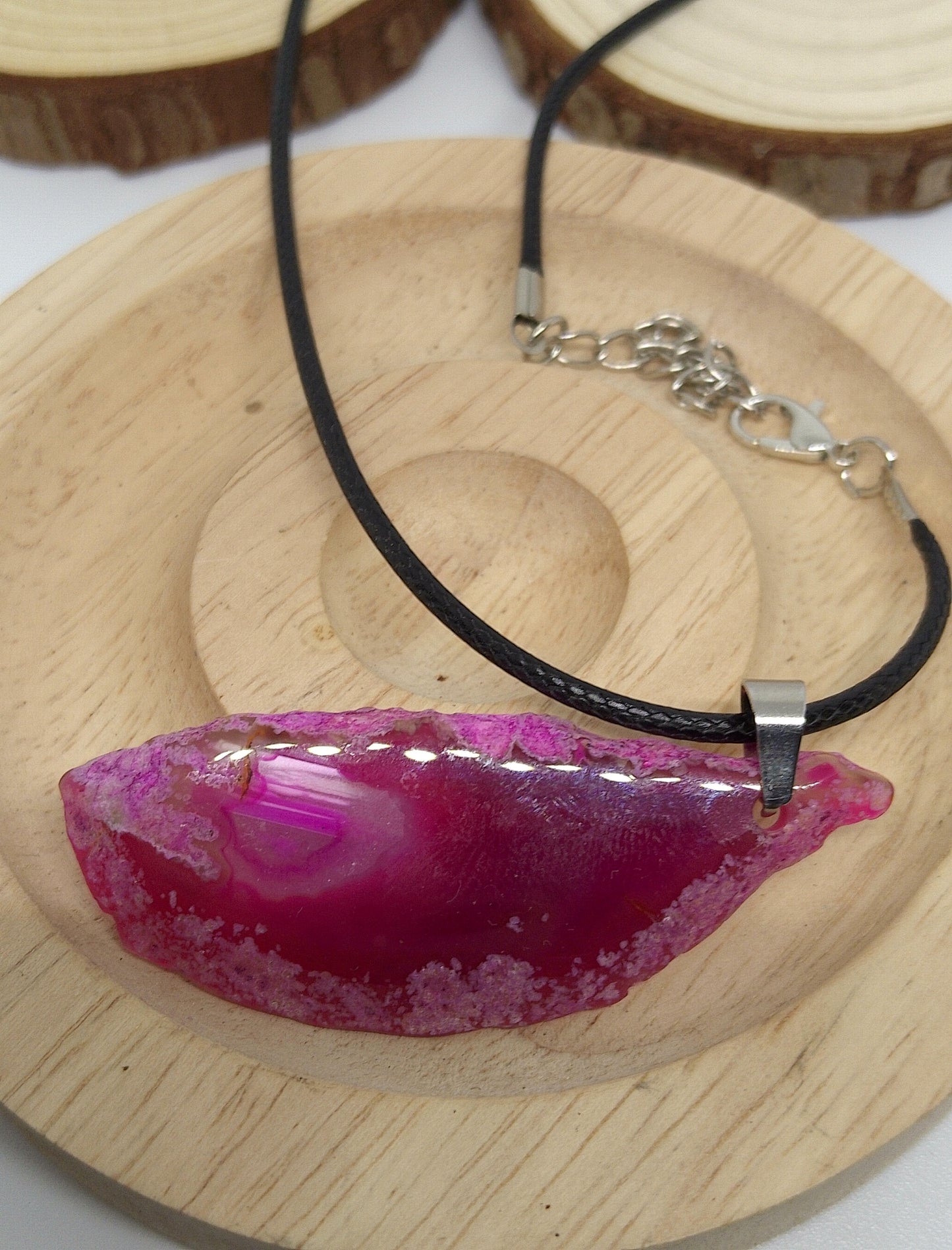 Collier en agate