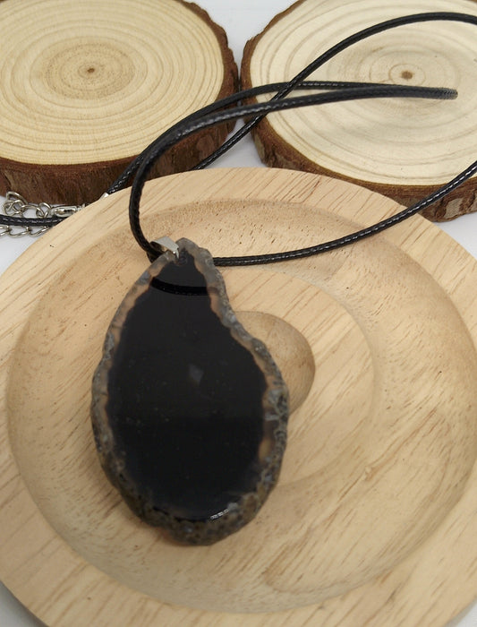 Collier en agate