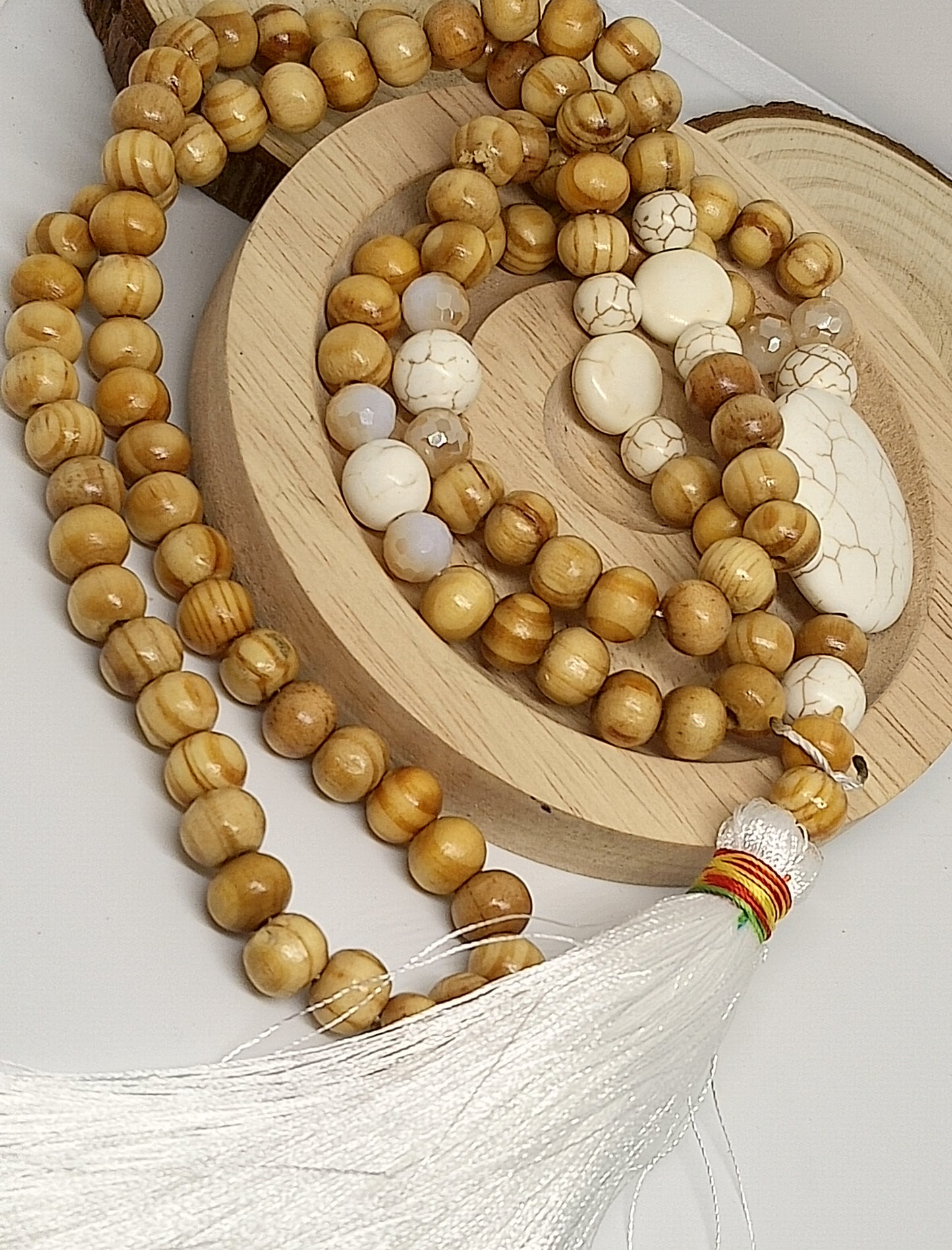 Collier Mala en bois