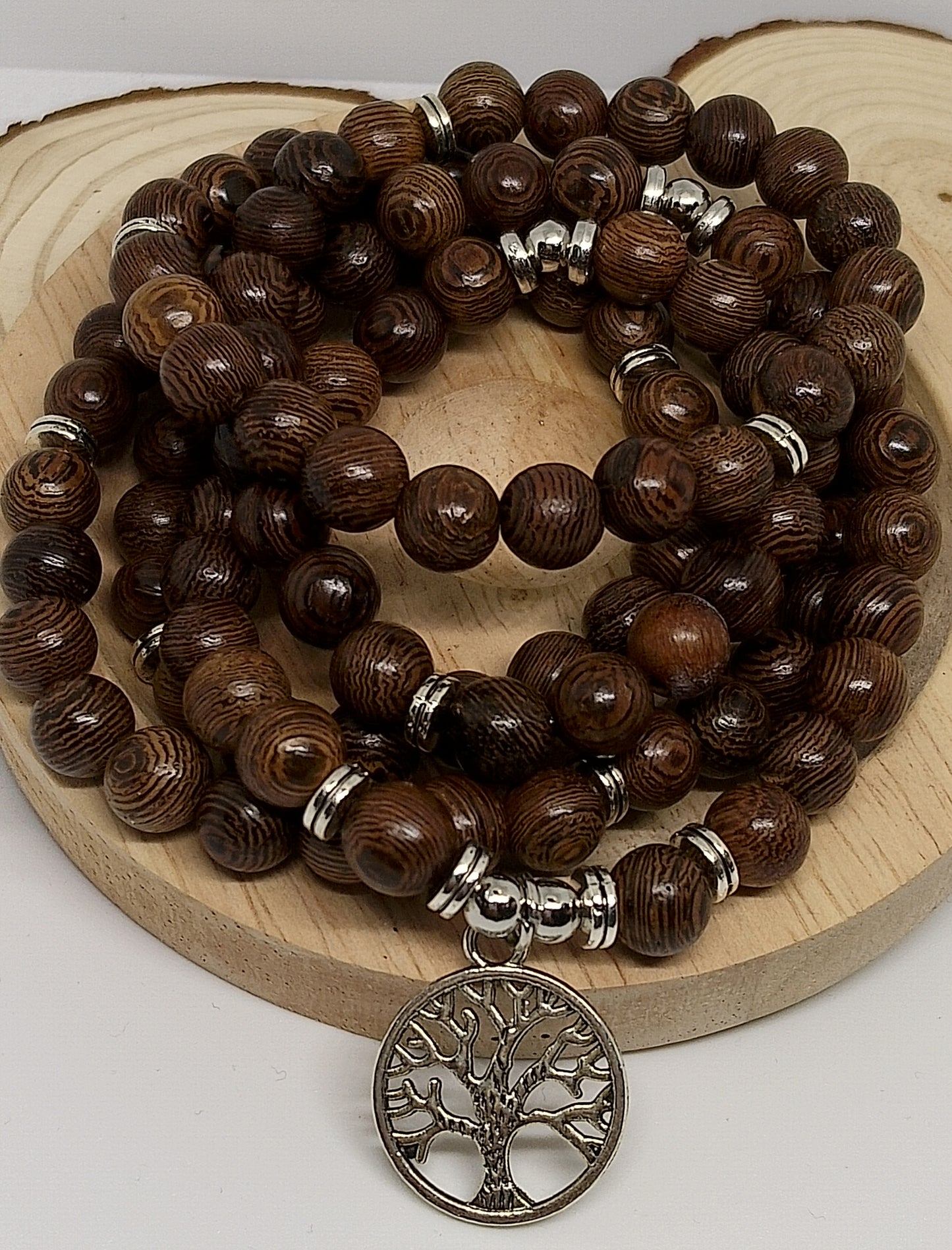 Collier Mala en bois