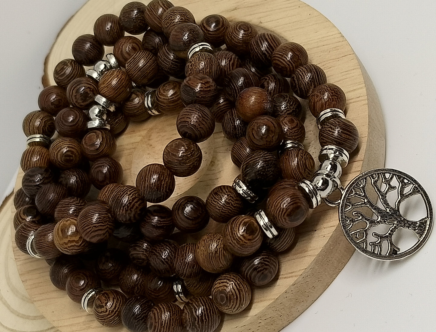 Collier Mala en bois