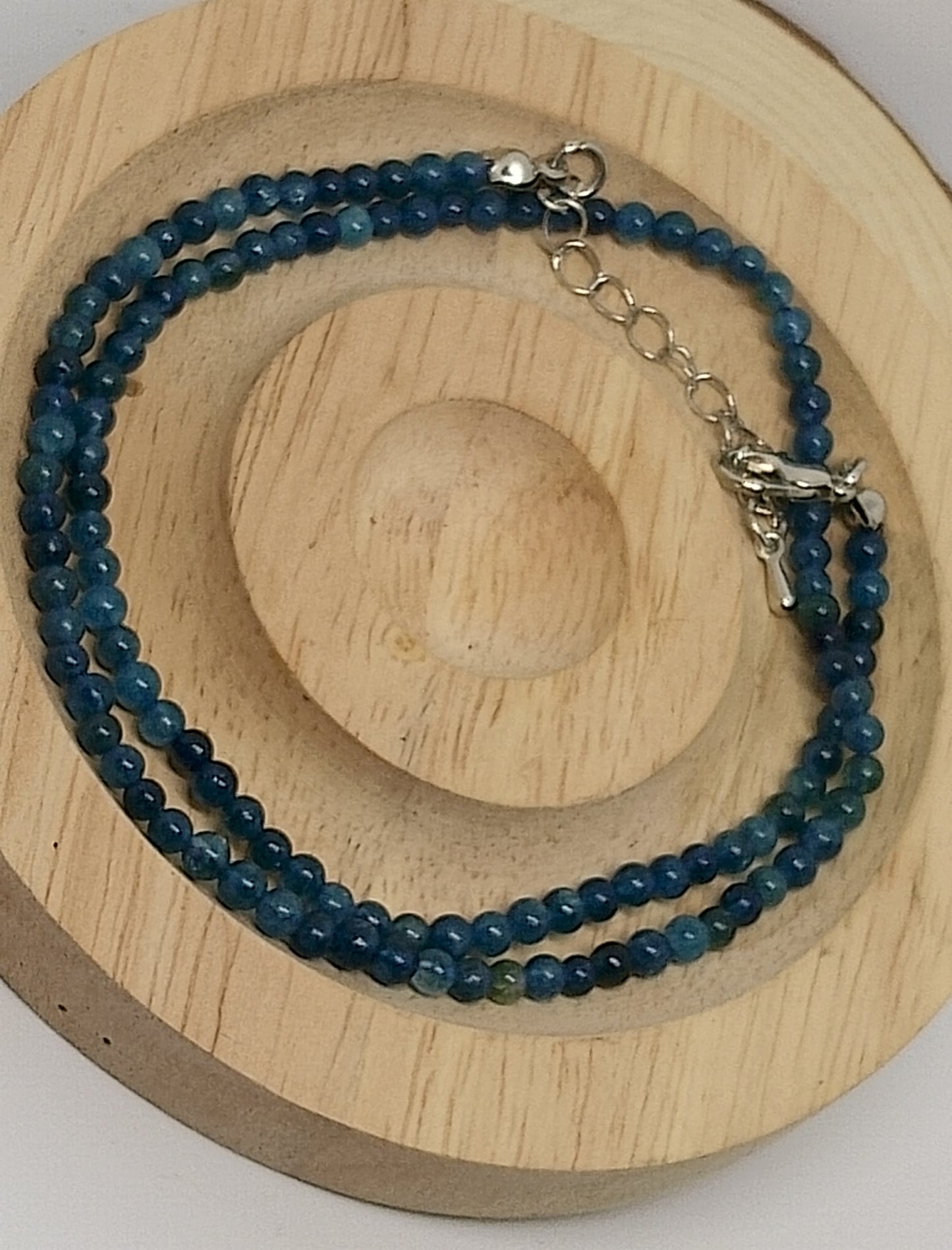 Collier apatite bleue