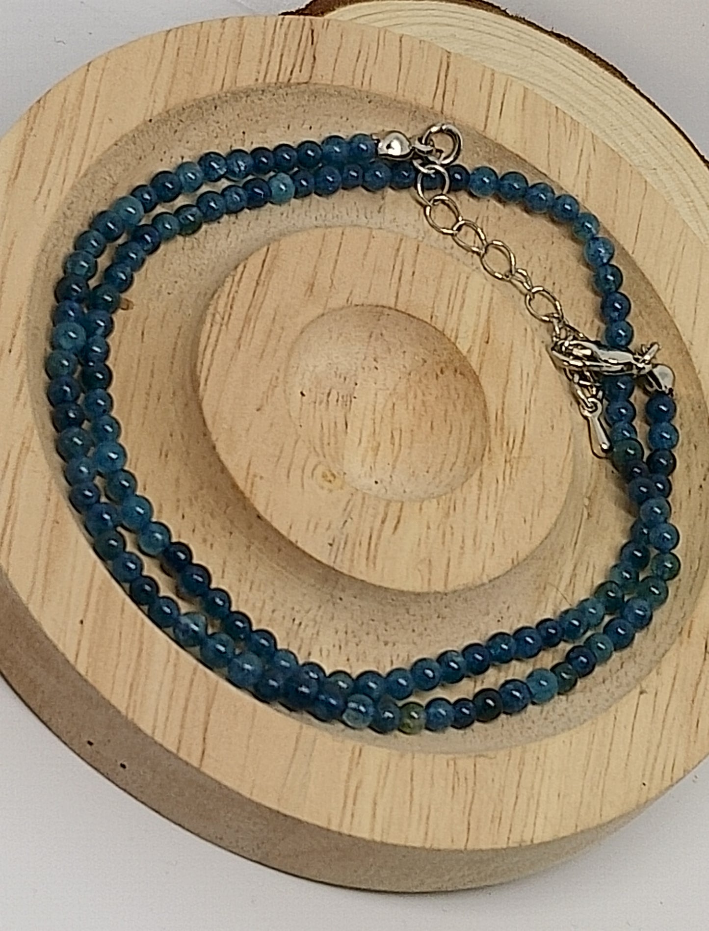 Collier apatite bleue