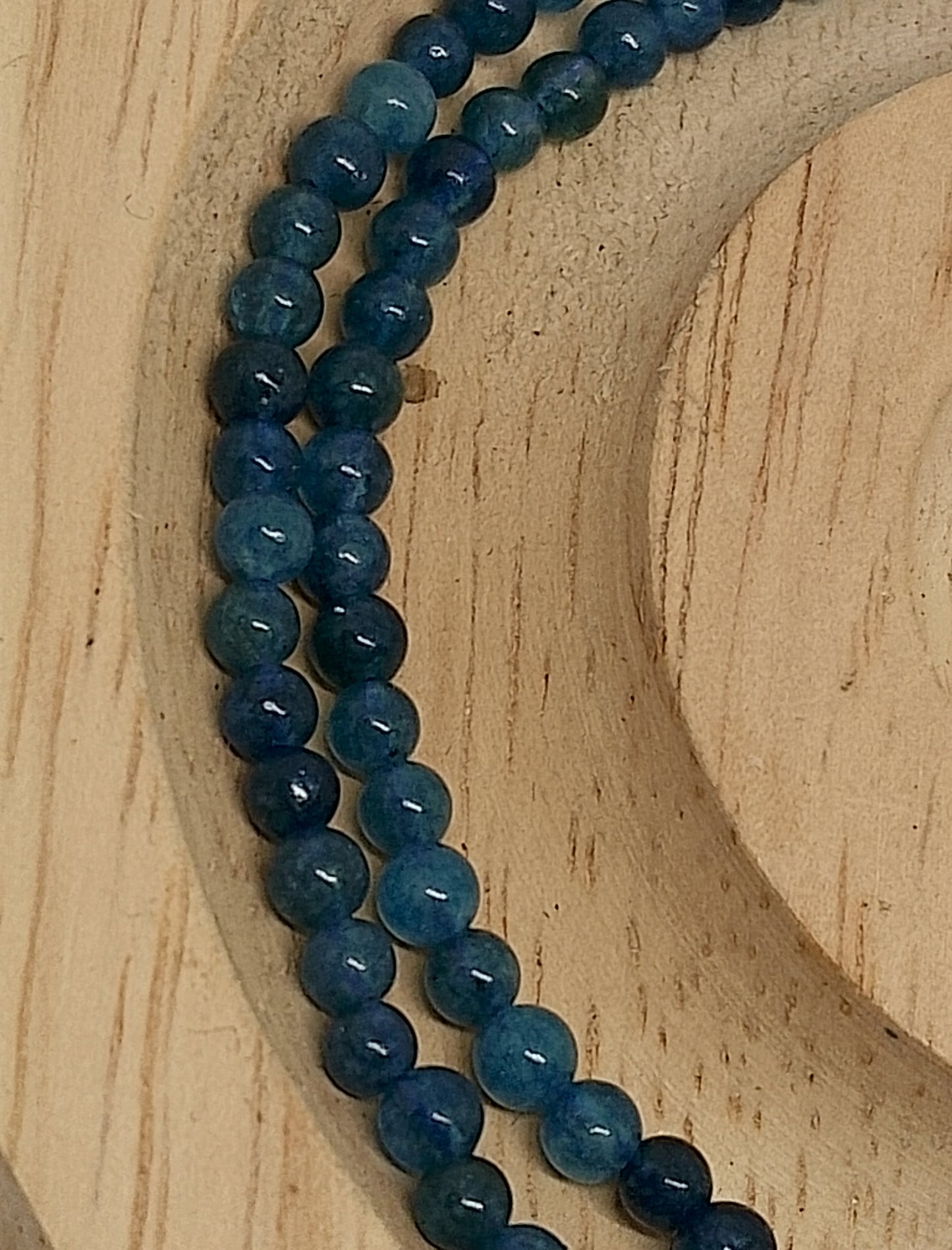 Collier apatite bleue