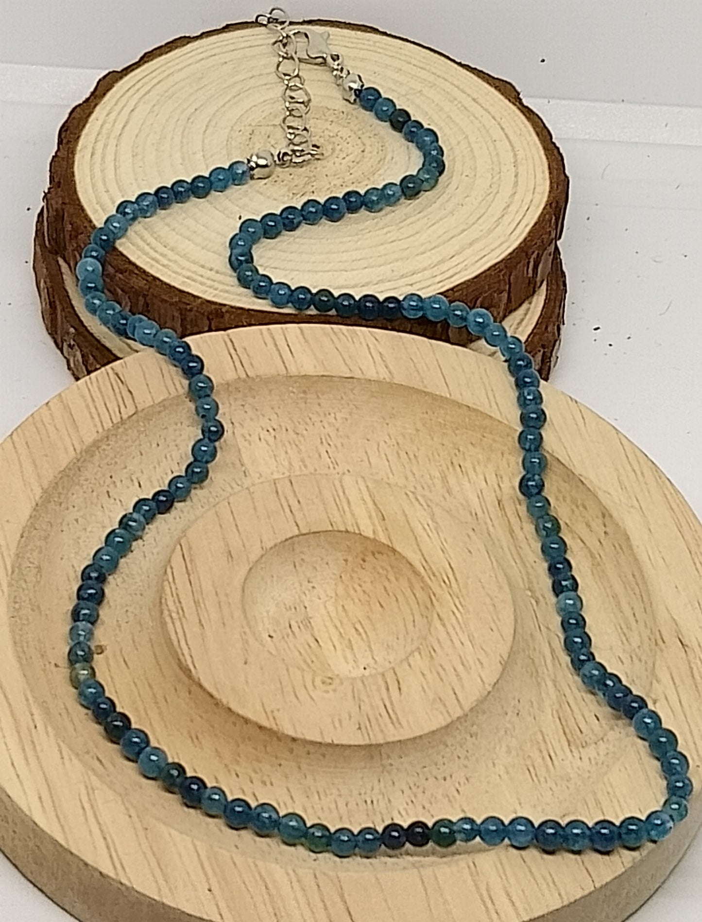 Collier apatite bleue