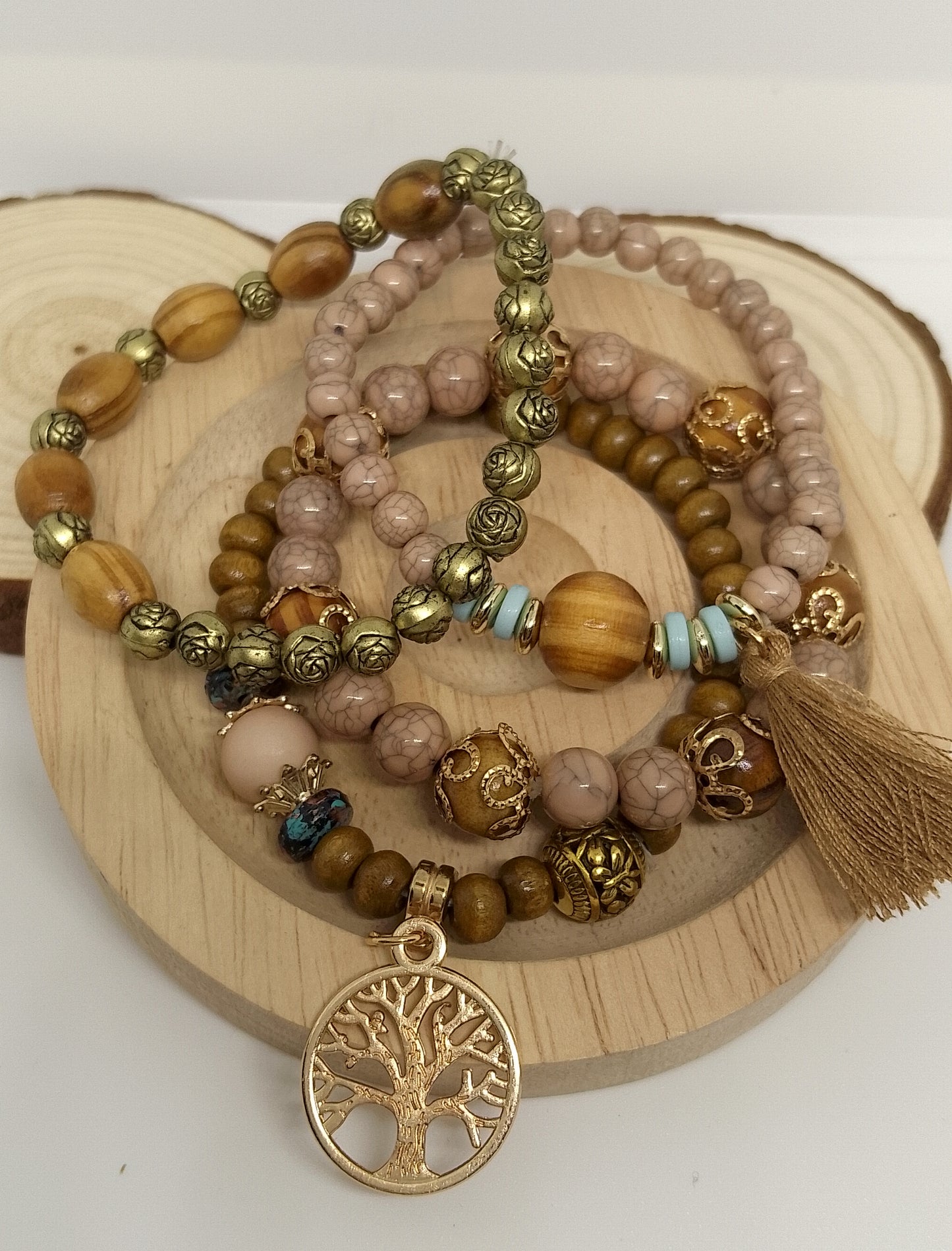 Bracelets en bois