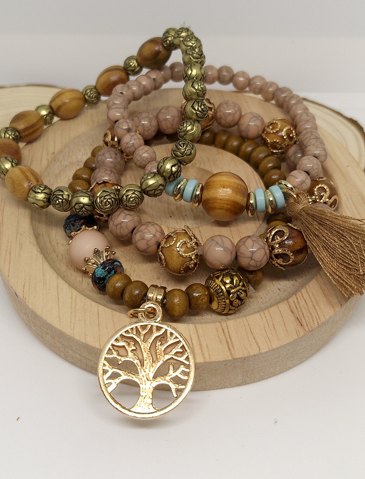 Bracelets en bois