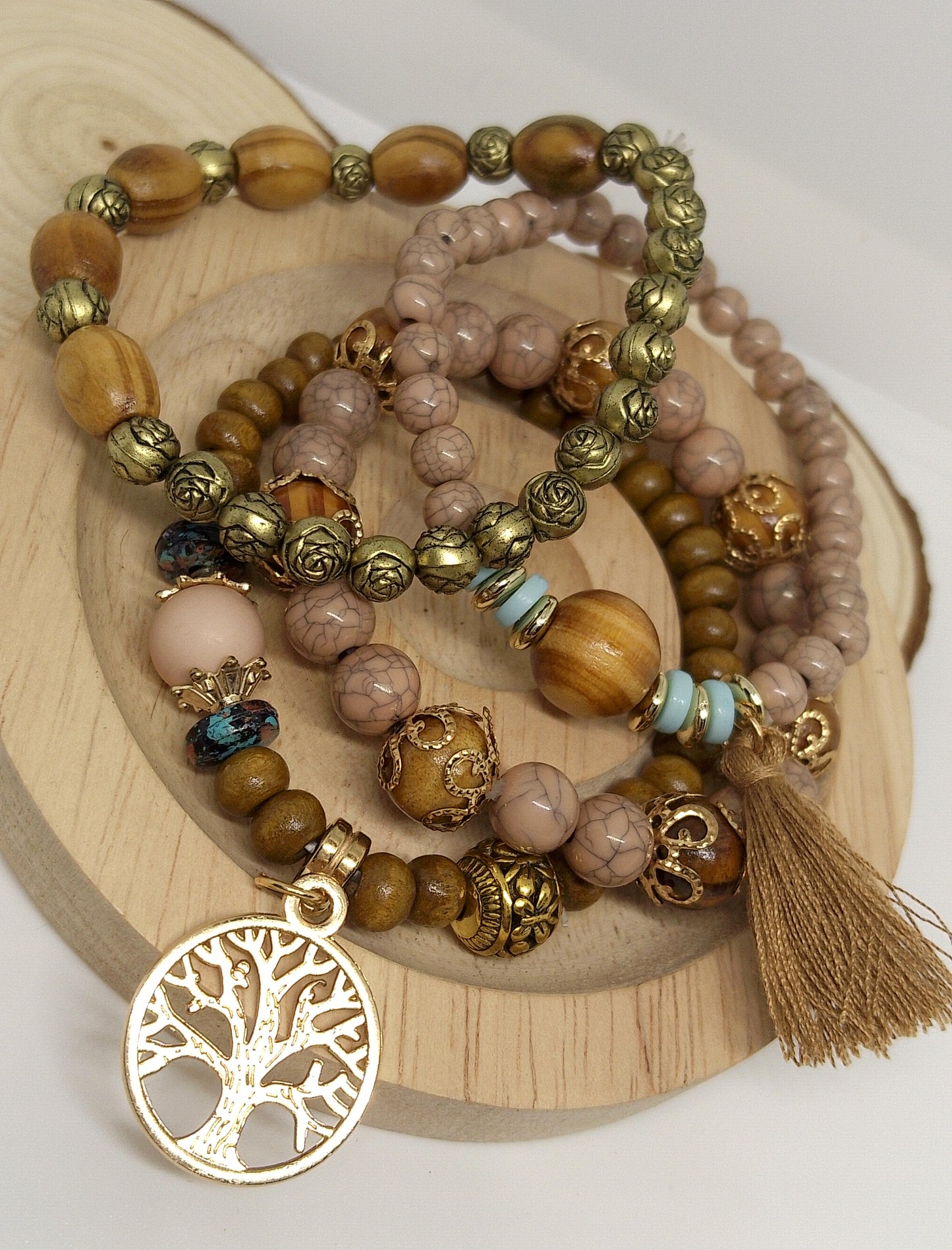 Bracelets en bois