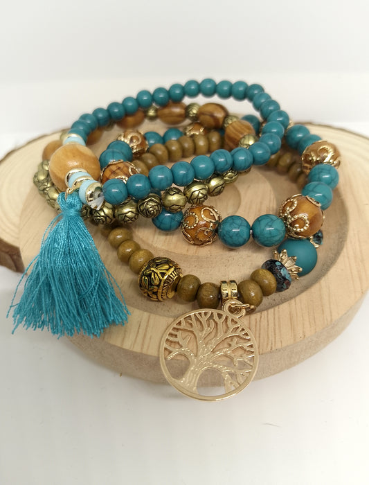 Bracelets en bois