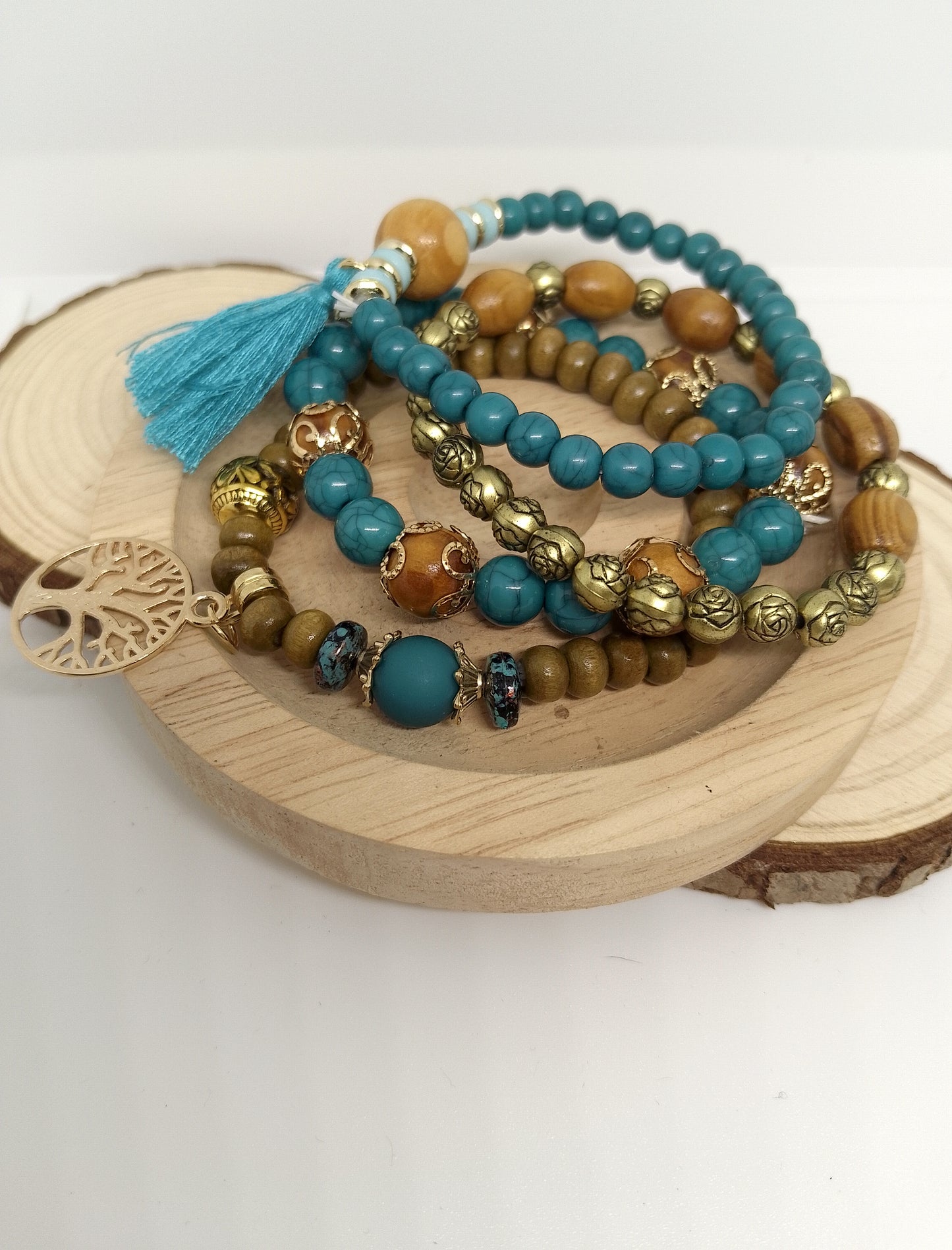 Bracelets en bois