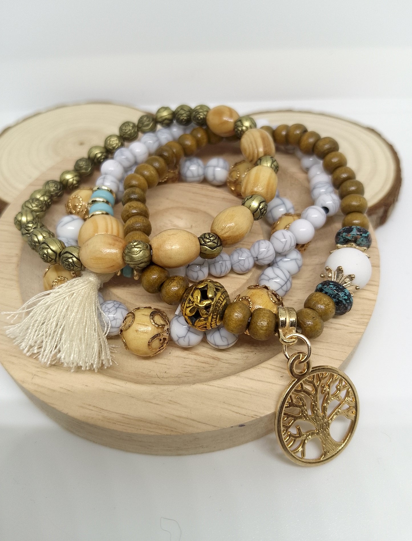 Bracelets en bois