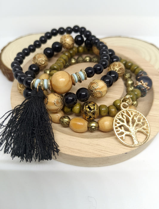 Bracelets en bois