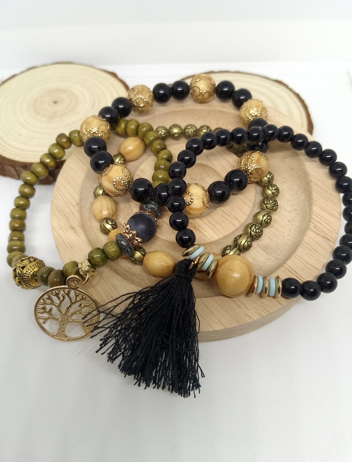 Bracelets en bois