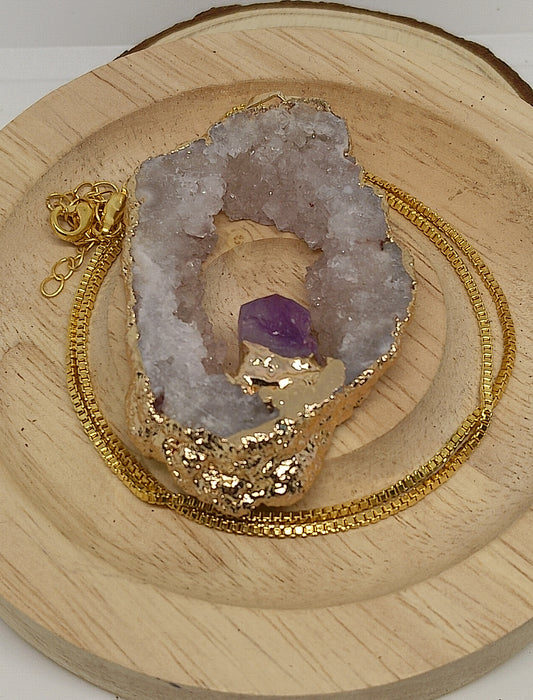 Collier en cristal de roche