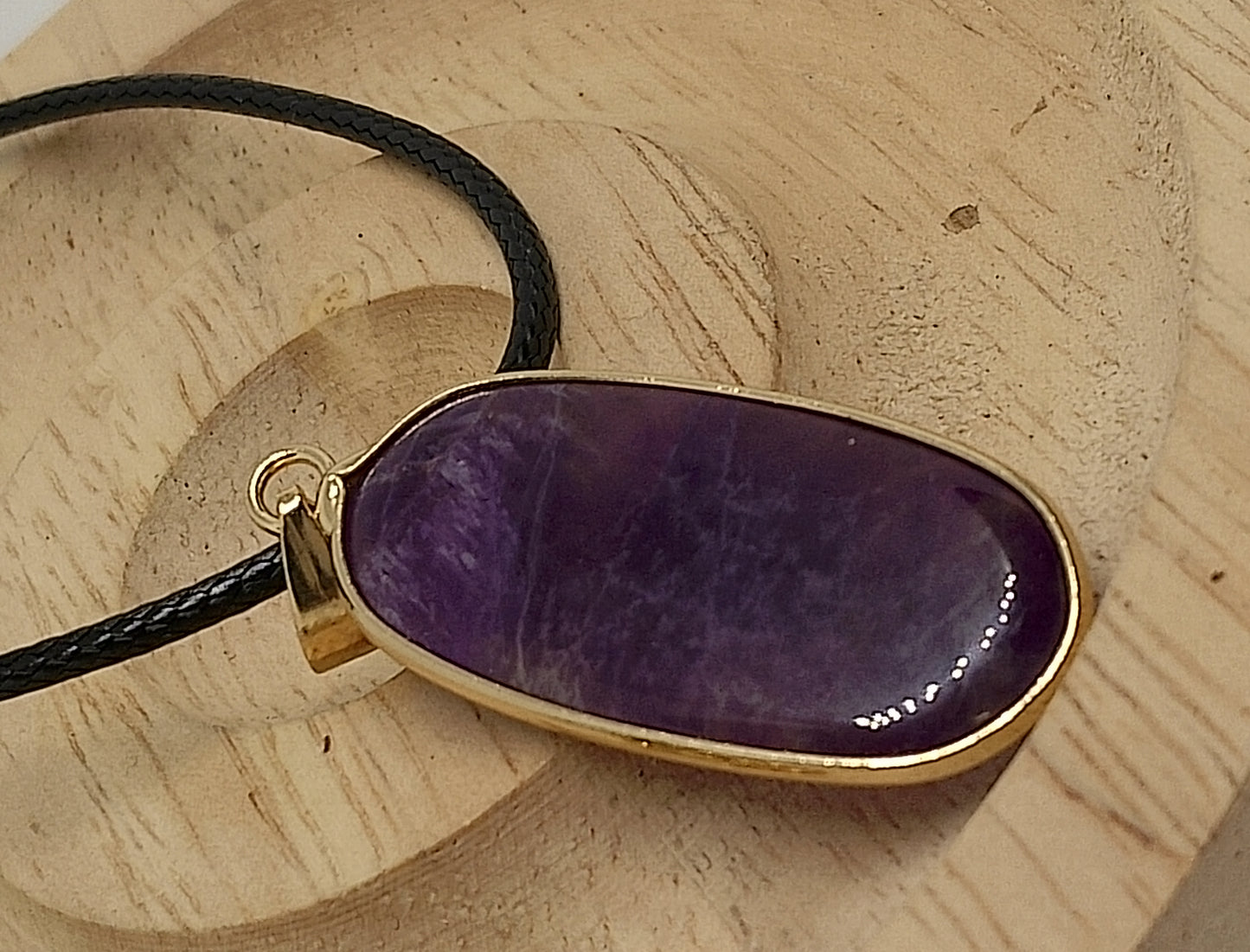 Collier en améthyste