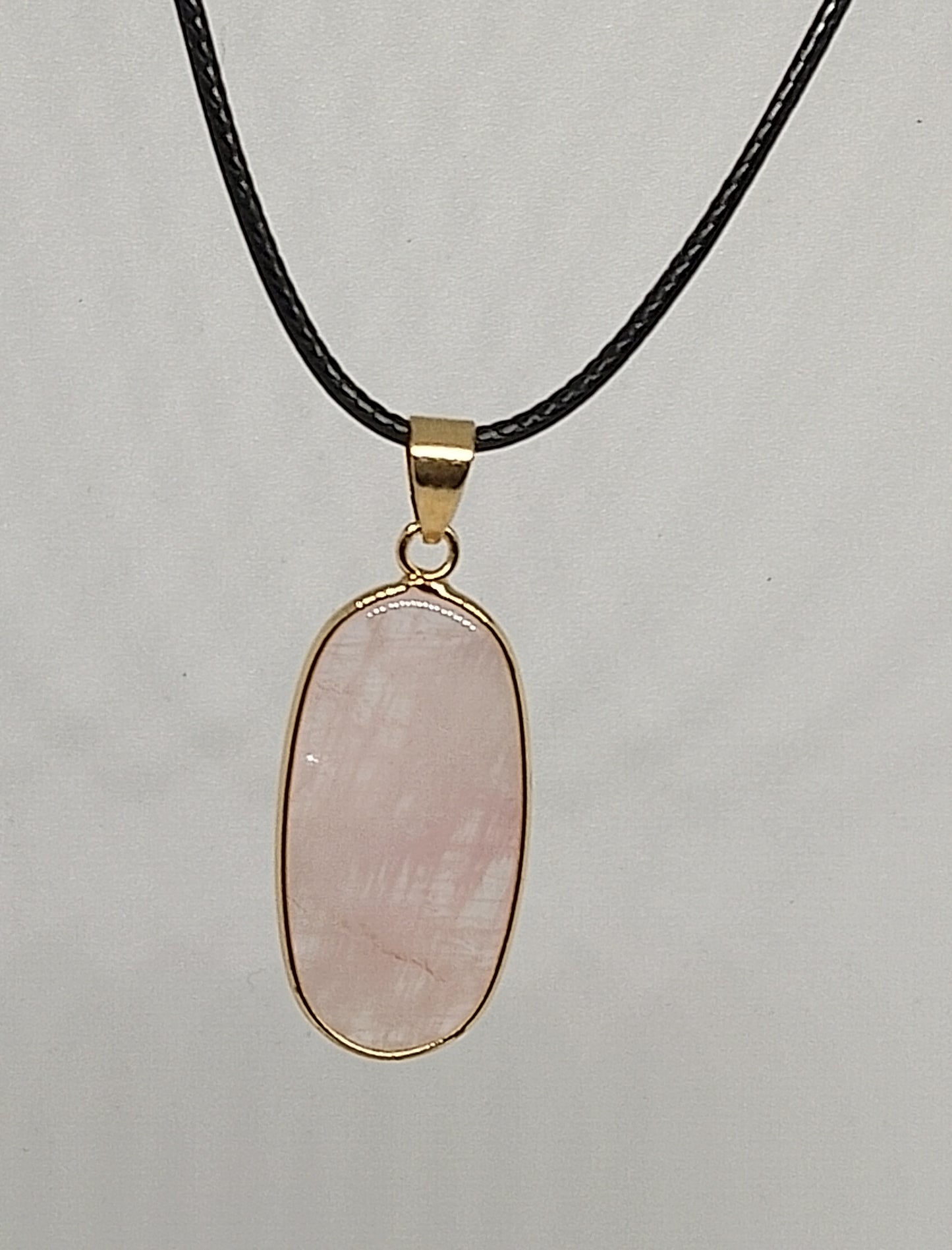 Collier quartz rose